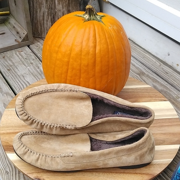 Lands' End Shoes Lands End Mens Genuine Leather Upper Moc Style